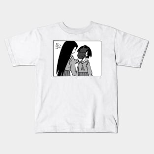 I draw that panel of sakaki and cat face kagura / azumanga daioh Kids T-Shirt